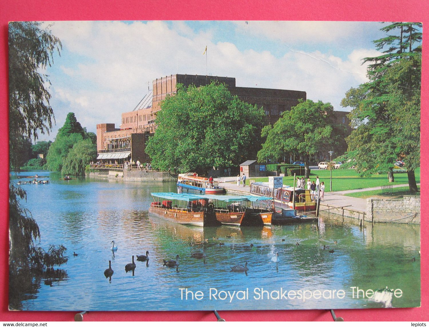 Angleterre - Stratford Upon Avon - River Avon And Royal Shakespeare Theatre - R/verso - Stratford Upon Avon