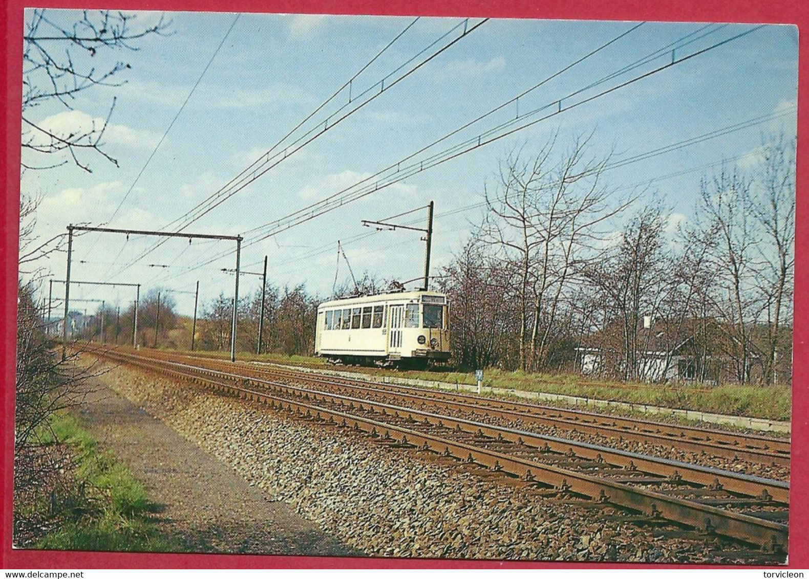 C.P.  Rixensart  =  TRAM  Motrice  " S "  Ligne W Bruxelles -  Waterloo -  Wavre - Rixensart