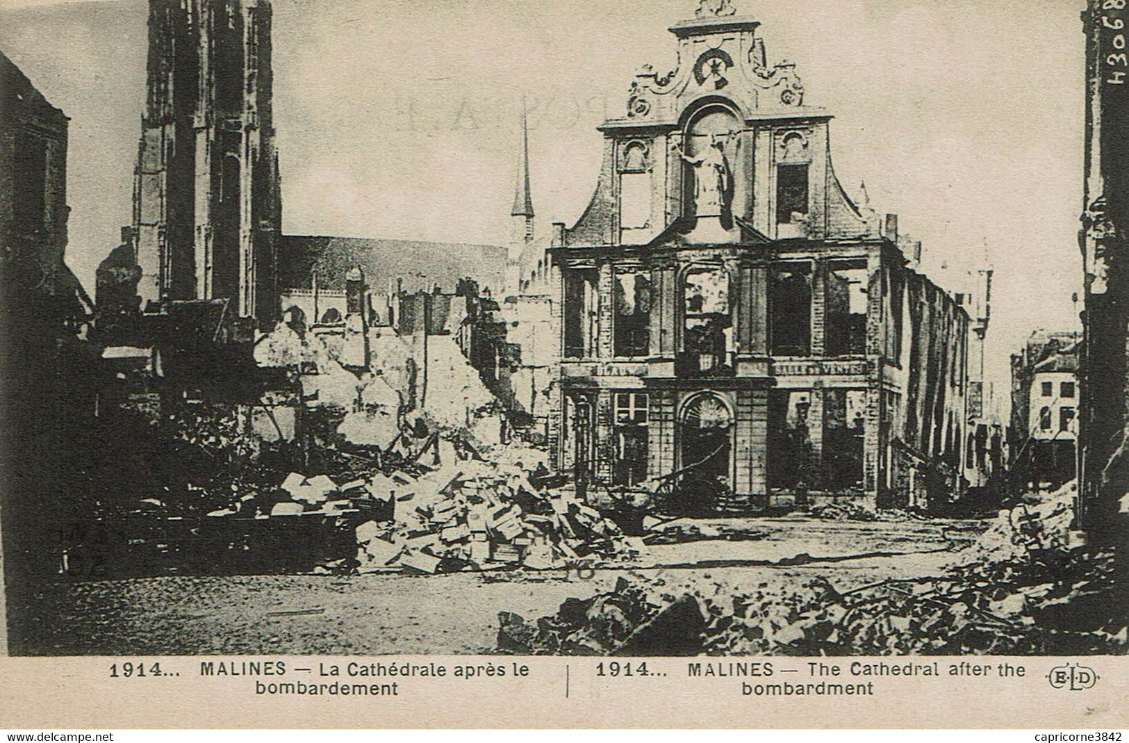 1914 - CP  En Franchise Militaire De MALINES (Belgique)  Pour La France - Cachet "POSTES MILITAIRES BELGIQUE" - Esercito Belga