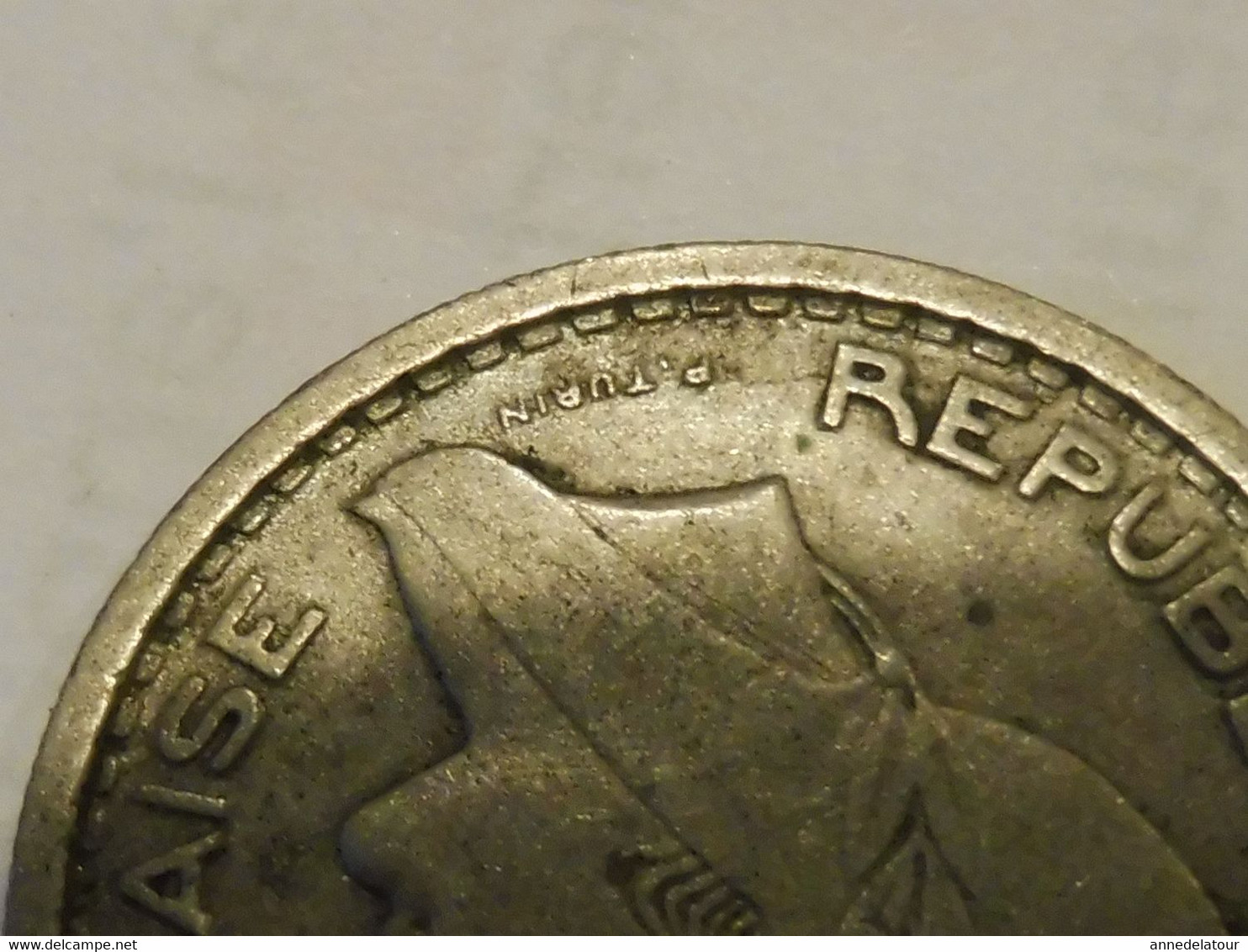 Lot de 3 pièces de 20 francs ALGERIE  (métal nickel) Année 1949 (2 unités) , Année 1956 (1 unité)- graveur Turin