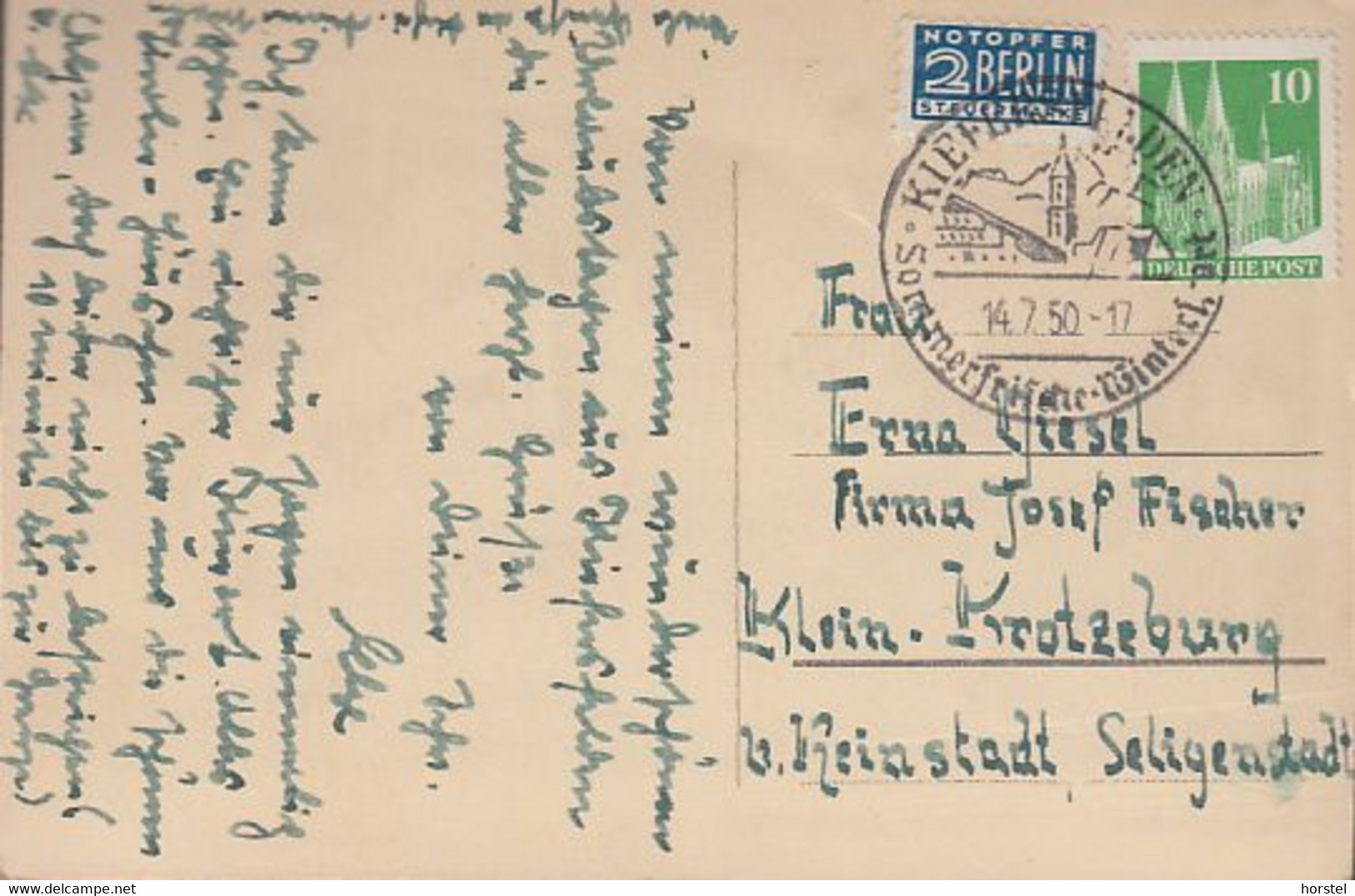 D-83088 Kiefersfelden - Inntaler Bauerhof - 2x Nice Stamps , "Kölner Dom" + Notopfer - Oberstaufen