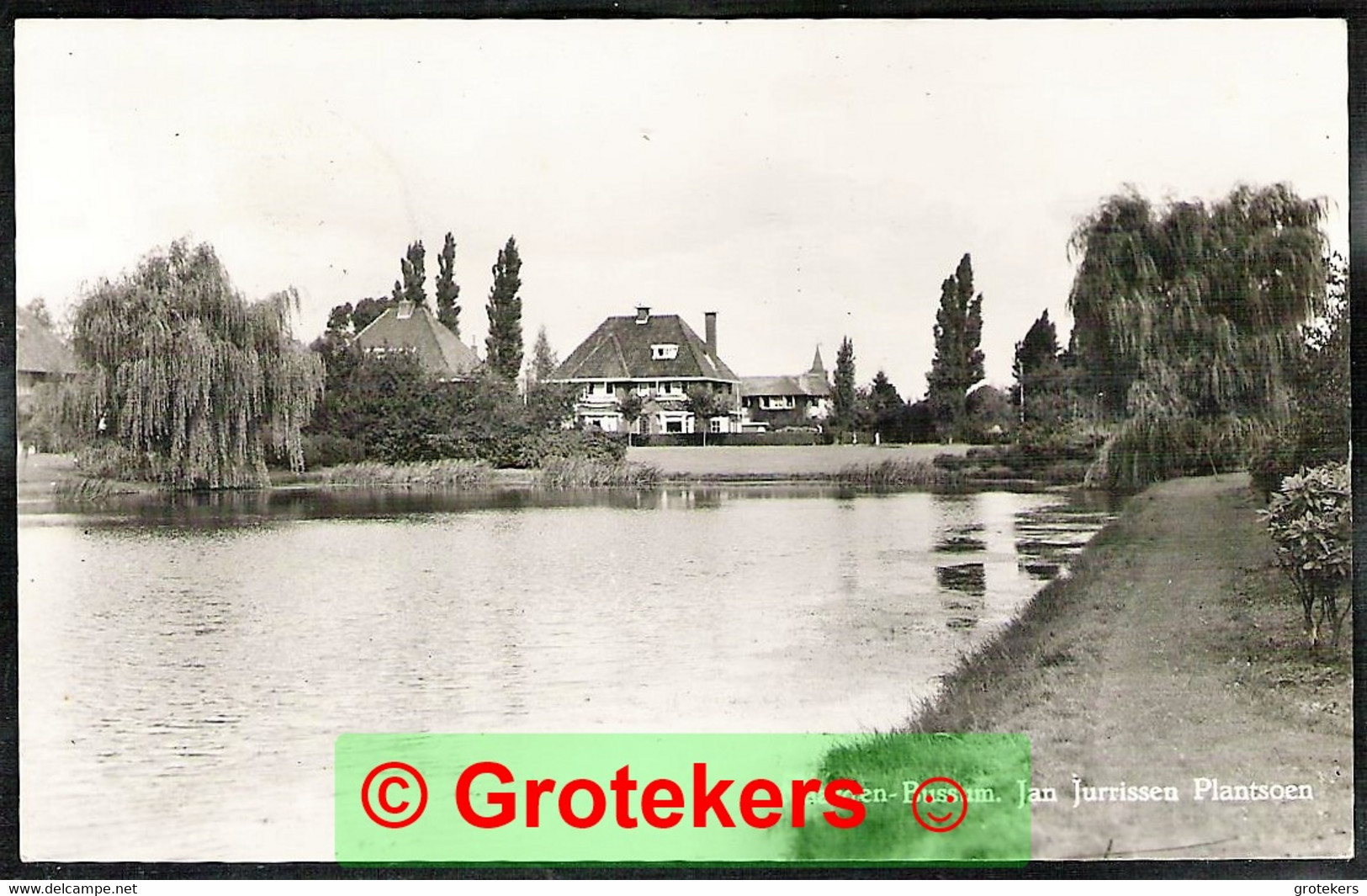 NAARDEN-BUSSUM Jan Jurrissen Plantsoen 1950 - Naarden