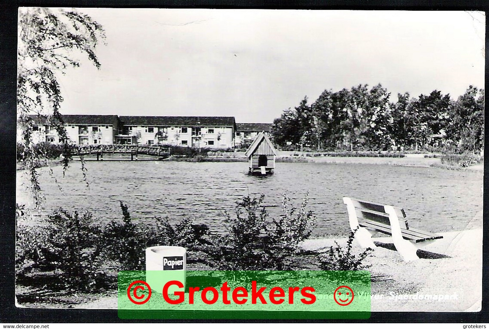 FRANEKER Vijver Sjaerdemapark 1960 - Franeker