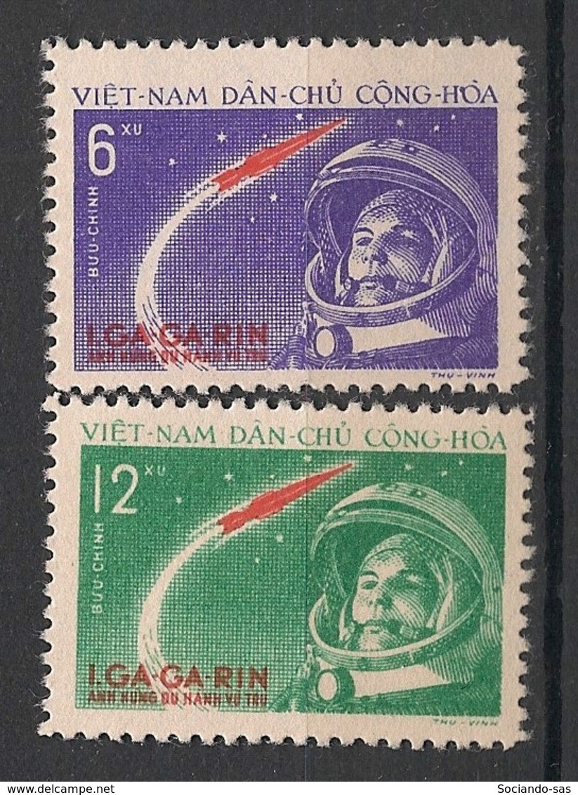 North Vietnam - 1961 - N°Yv. 228 à 229 - Gagarin - Neuf Luxe ** / MNH / Postfrisch - Viêt-Nam