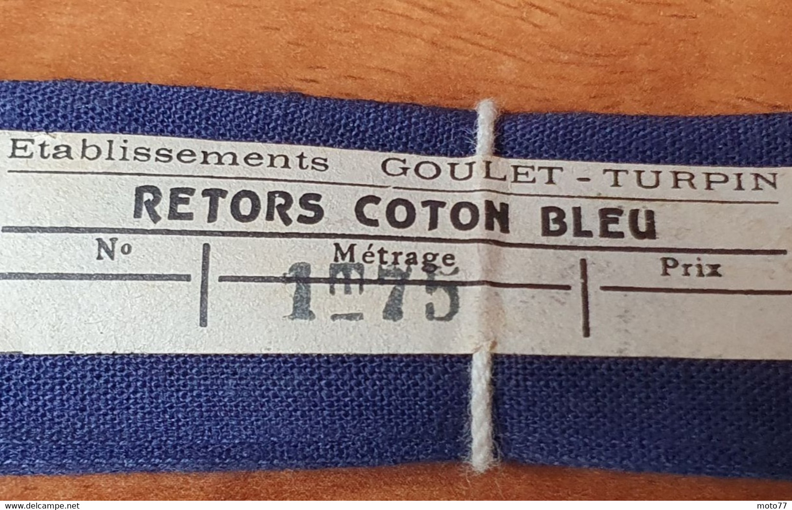 Lot 8 Retors Ruban FIL Coudre Couture Couturière Mercerie NEUF De STOCK - Prix GOULET TURPIN -vers 1950 - Dentelles Et Tissus