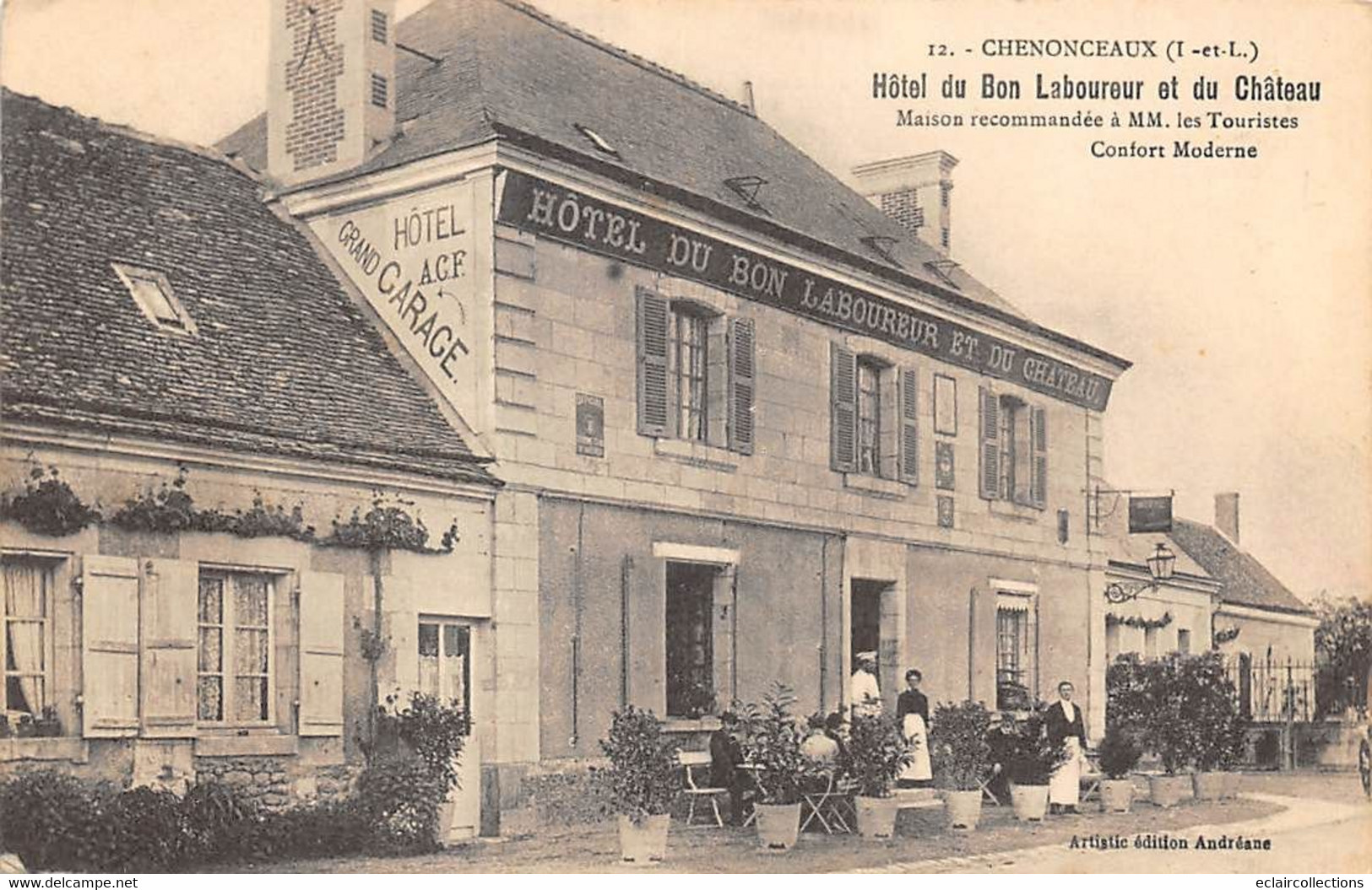 Chenonceaux        37        Hôtel Du Bon Laboureur Et Du Château      (voir Scan) - Chenonceaux