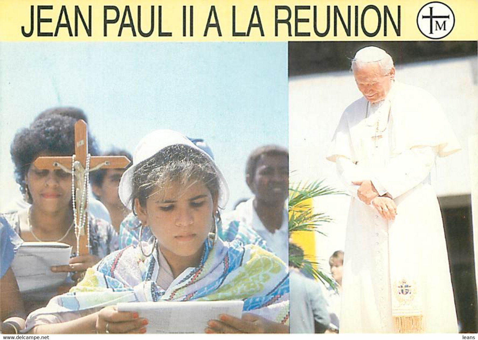 JEAN PAUL II A LA REUNION - 10 cartes postales