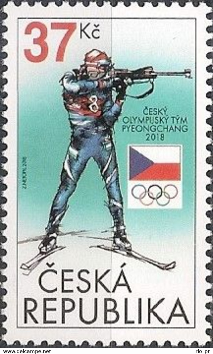 CZECH REPUBLIC - PYEONGCHANG'2018 WINTER OLYMPIC GAMES 2018 - MNH - Winter 2018: Pyeongchang