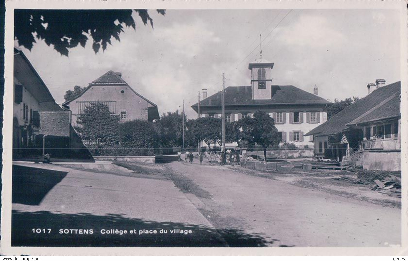 Sottens VD, Collège Et Place Du Village (1017) - Sottens