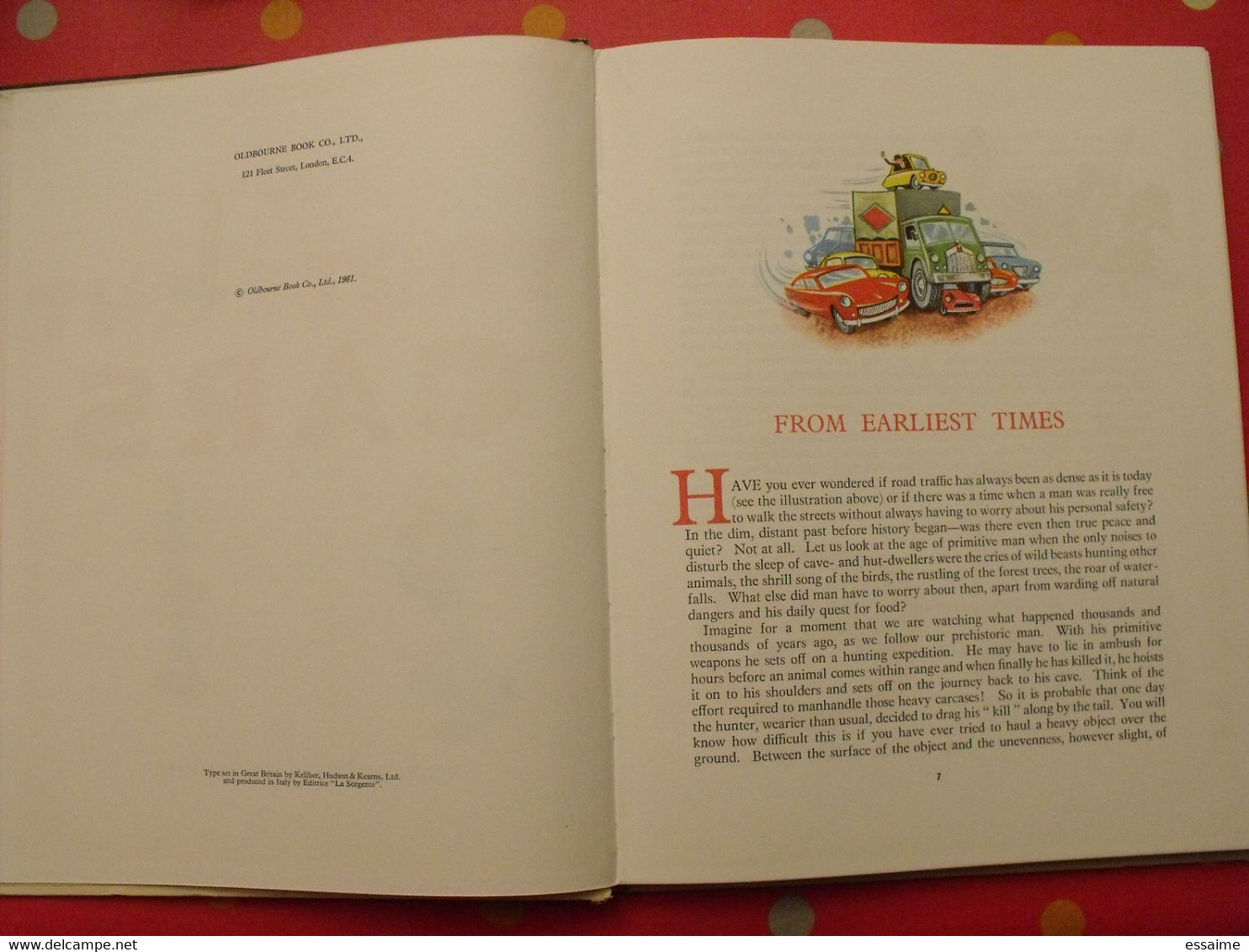 The Story Of Cars. Oldbourne Press 1961. Histoire De L'automobile. Bien Illustré - Transportation