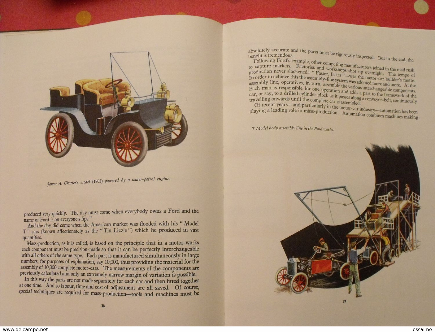 the story of cars. oldbourne press 1961. histoire de l'automobile. bien illustré