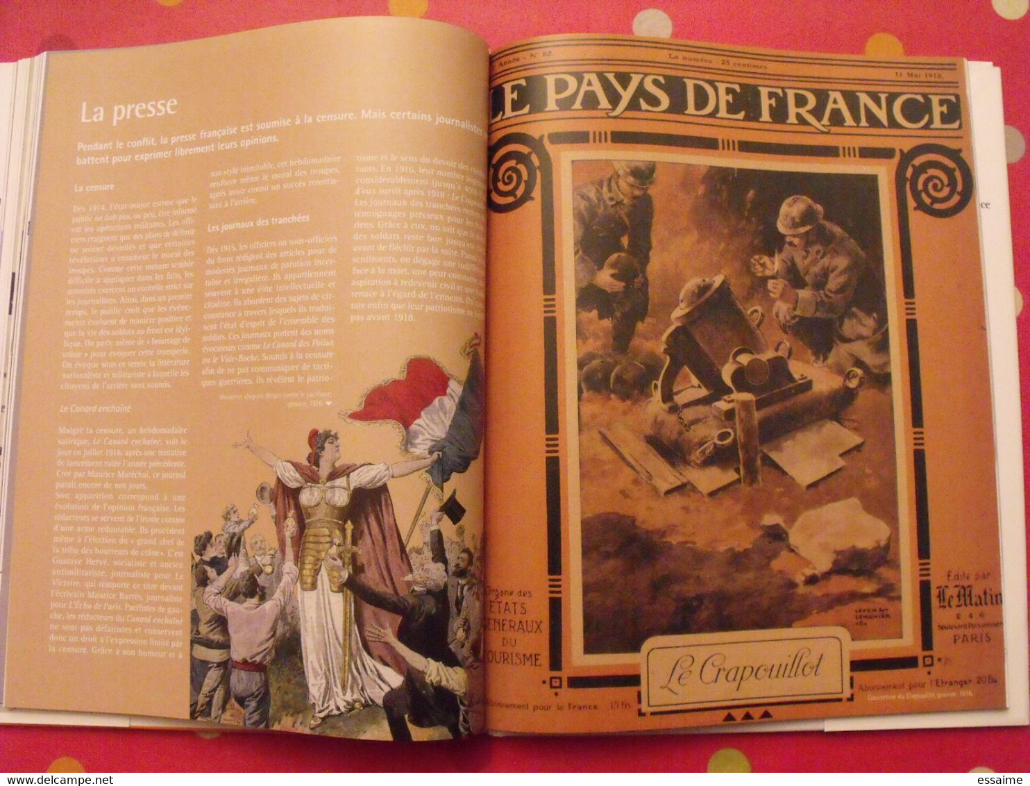 encyclopédie de l'histoire de France 7. Dans les tranchées. 1914-1918. très illustré. 2005