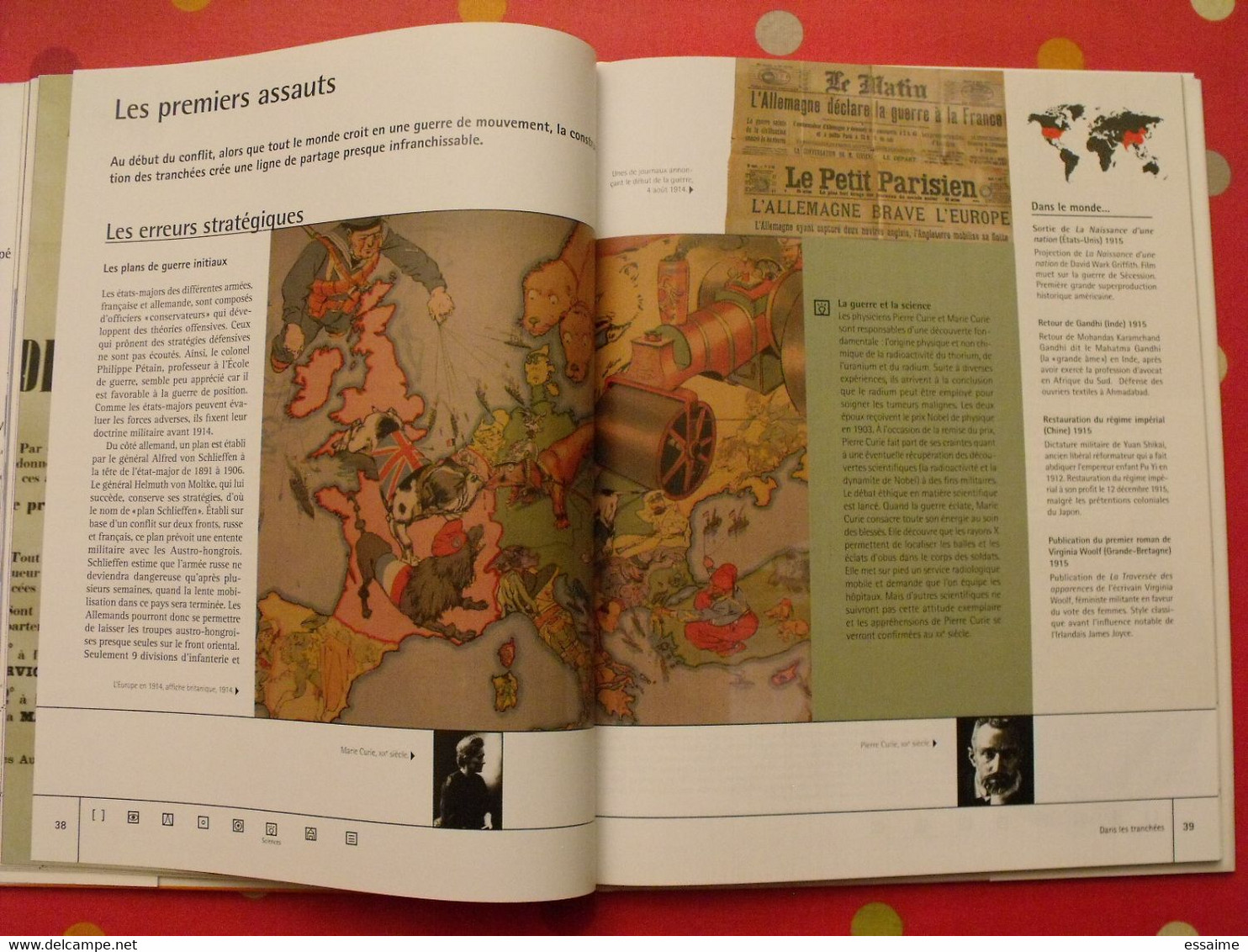 encyclopédie de l'histoire de France 7. Dans les tranchées. 1914-1918. très illustré. 2005