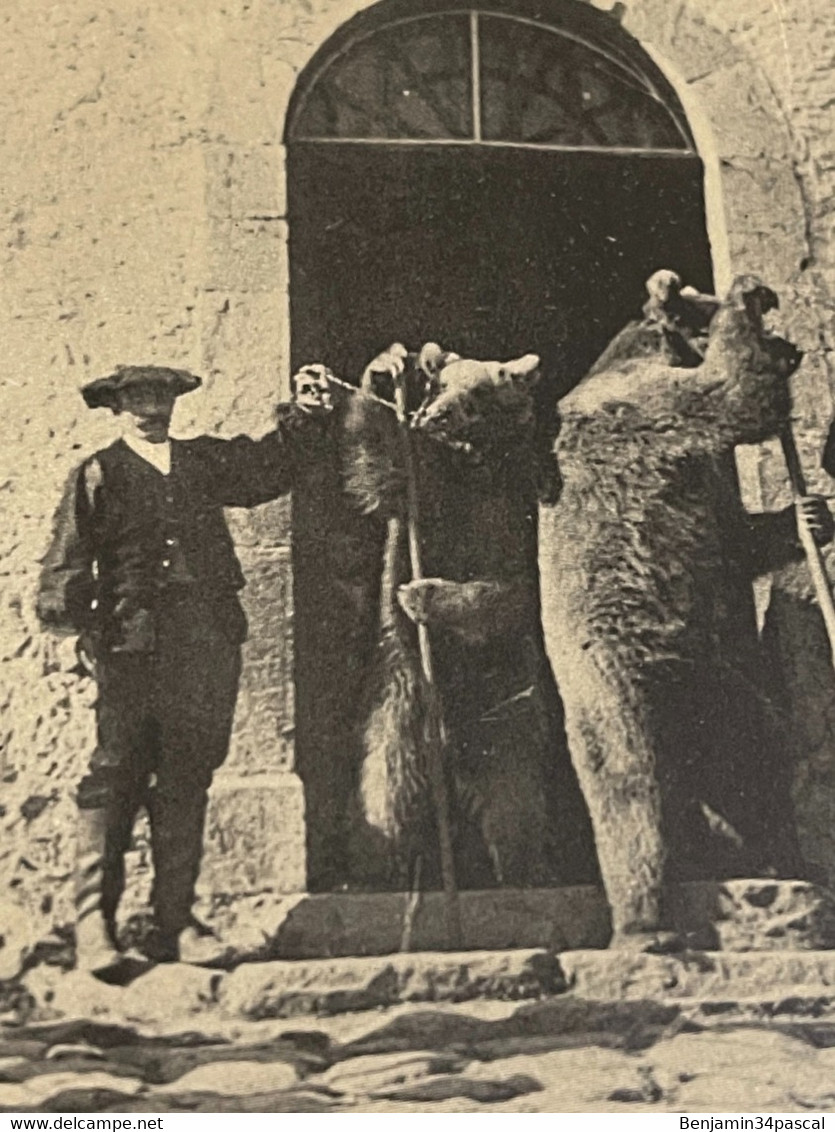 Cpa Haute-Ariège, Inventaire De Corminac ,Les Ours à L’entrée De L’église , édition Cecodi D’après 1900 Qualité - Oust