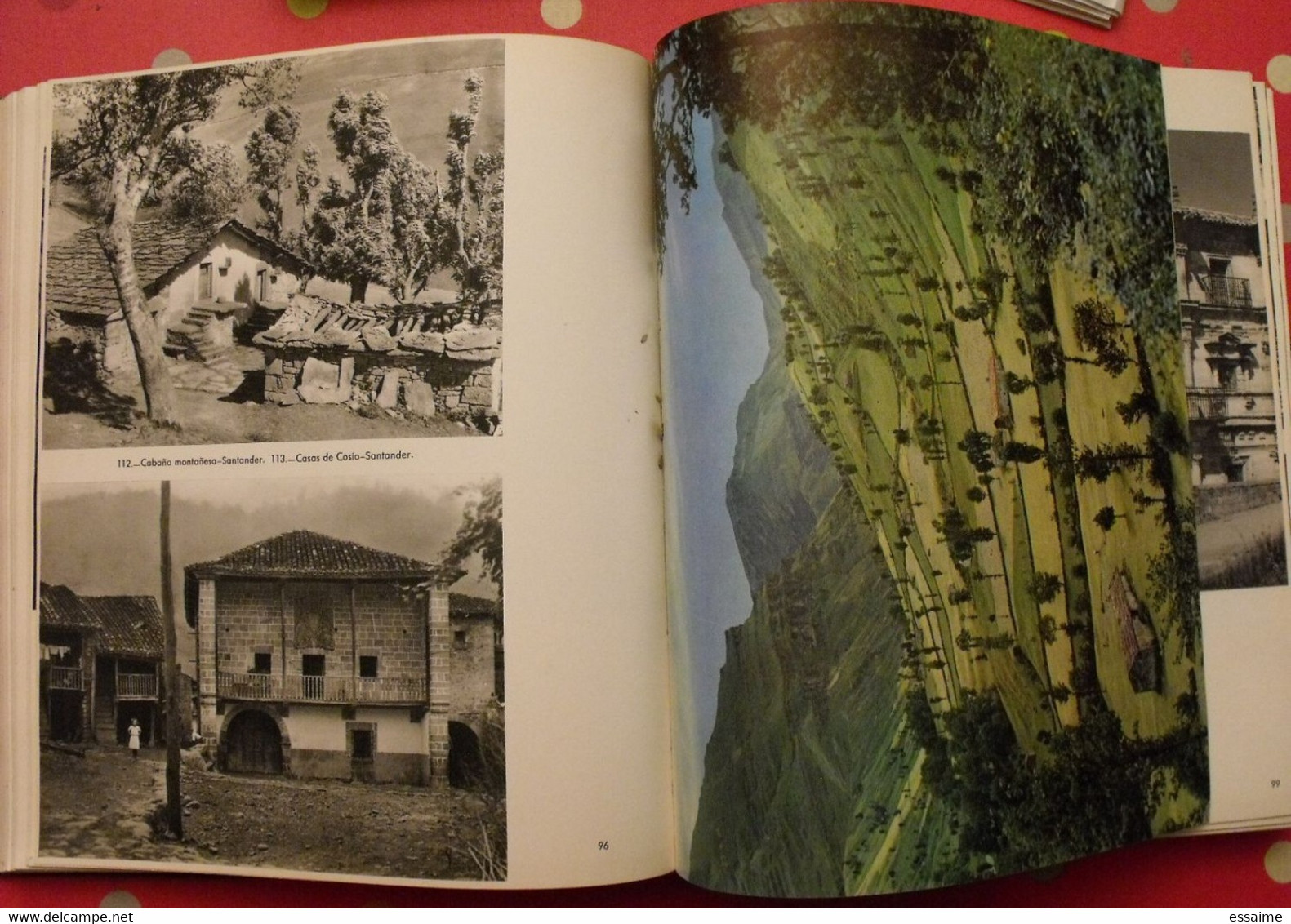 espana, pueblos y paisajes. josé ortiz achague, azorin. 1962. bien illustré