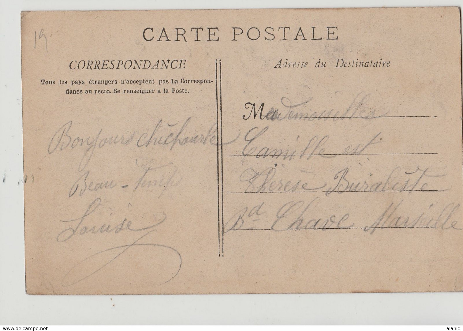 CPA-13 AURIOL - Place Sainte-Barbe CIRCULEE   BE - Auriol