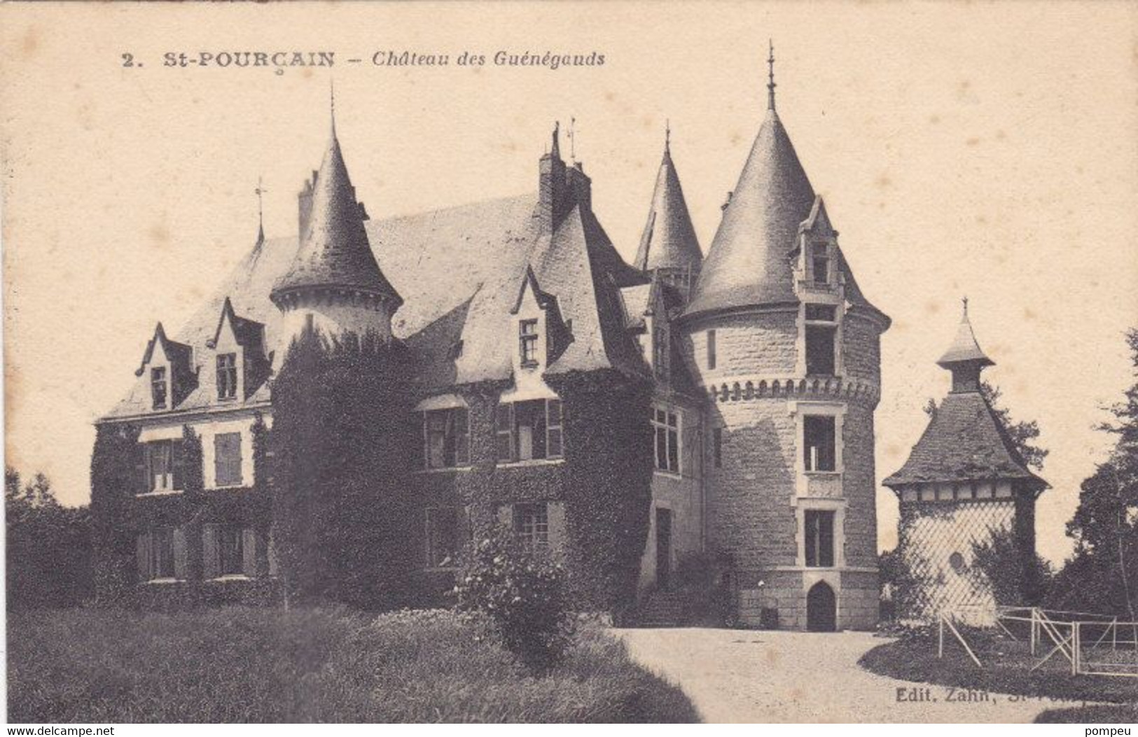QO - Lote 5 Cartes - Château De France:  Fontenay / Guénégauds / Paumulle / Quesney / Des Seigneurs - 5 - 99 Cartes