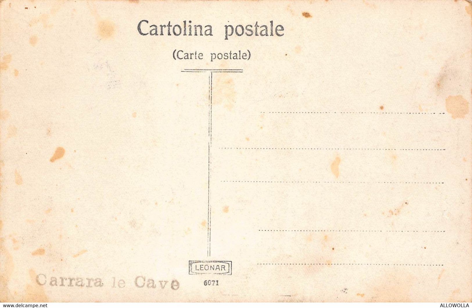 13676" CARRARA-LE CAVE "ANIMATA-VERA FOTO-CART. POST. NON SPED. - Carrara