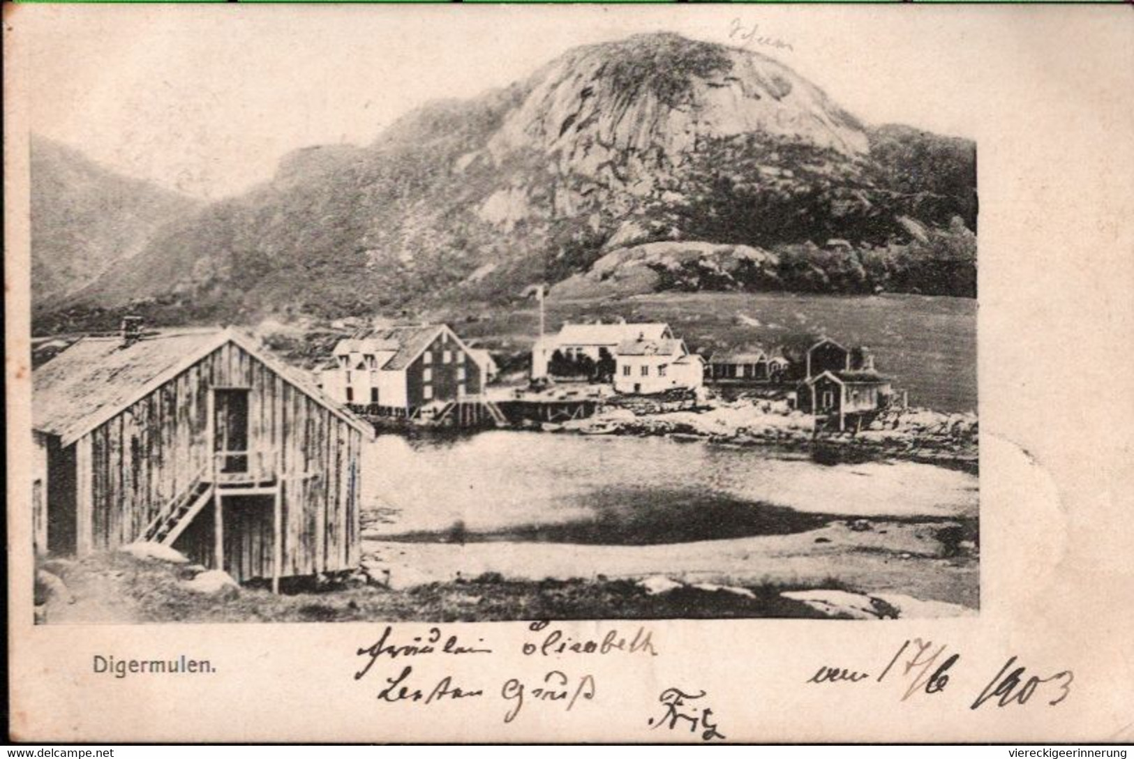 ! 1903 Ansichtskarte Aus Norwegen, Norway, Norvege, Digermulen, Geiranger - Noruega