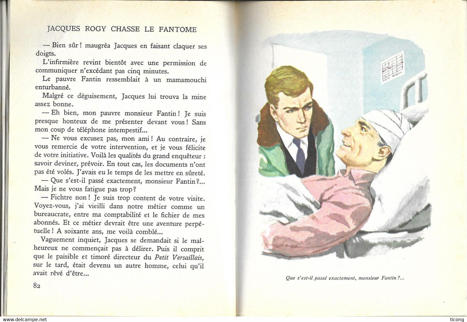 JACQUES ROGY CHASSE LE FANTOME DE PIERRE LAMBLIN, ILLUSTRATION DE VANNI TEALDI, 1ERE EDITION SPIRALE 1964 - Collection Spirale