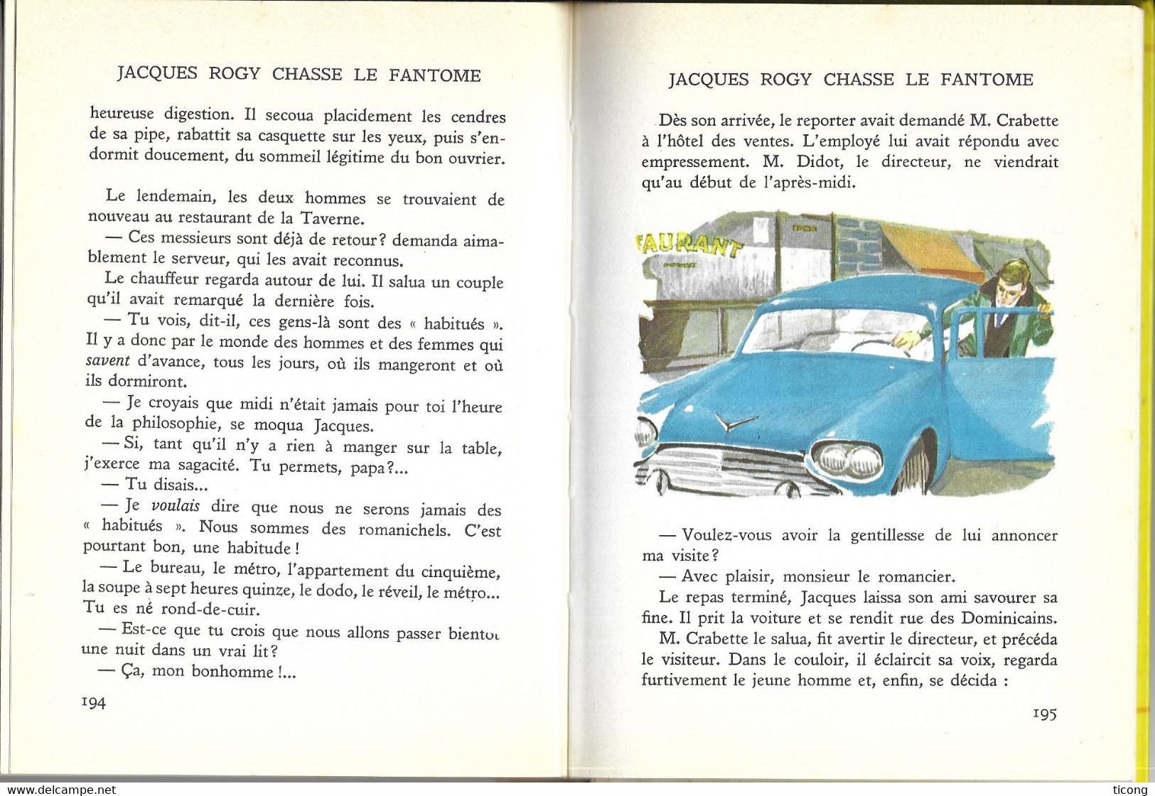 JACQUES ROGY CHASSE LE FANTOME DE PIERRE LAMBLIN, ILLUSTRATION DE VANNI TEALDI, 1ERE EDITION SPIRALE 1964 - Collection Spirale