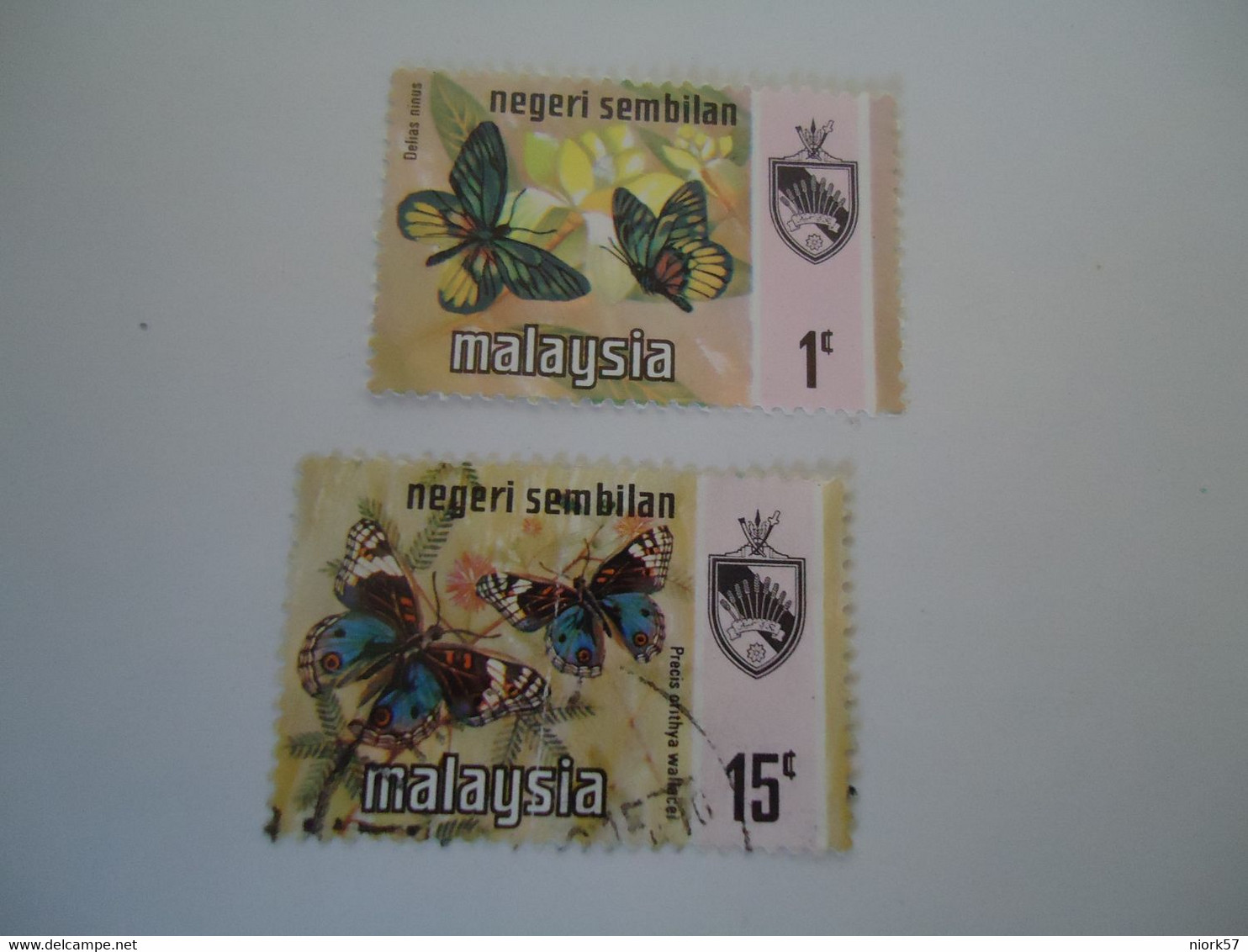 NEGRI SEMBILAN   MALAYSIA USED STAMPS BUTTERFLIES - Negri Sembilan