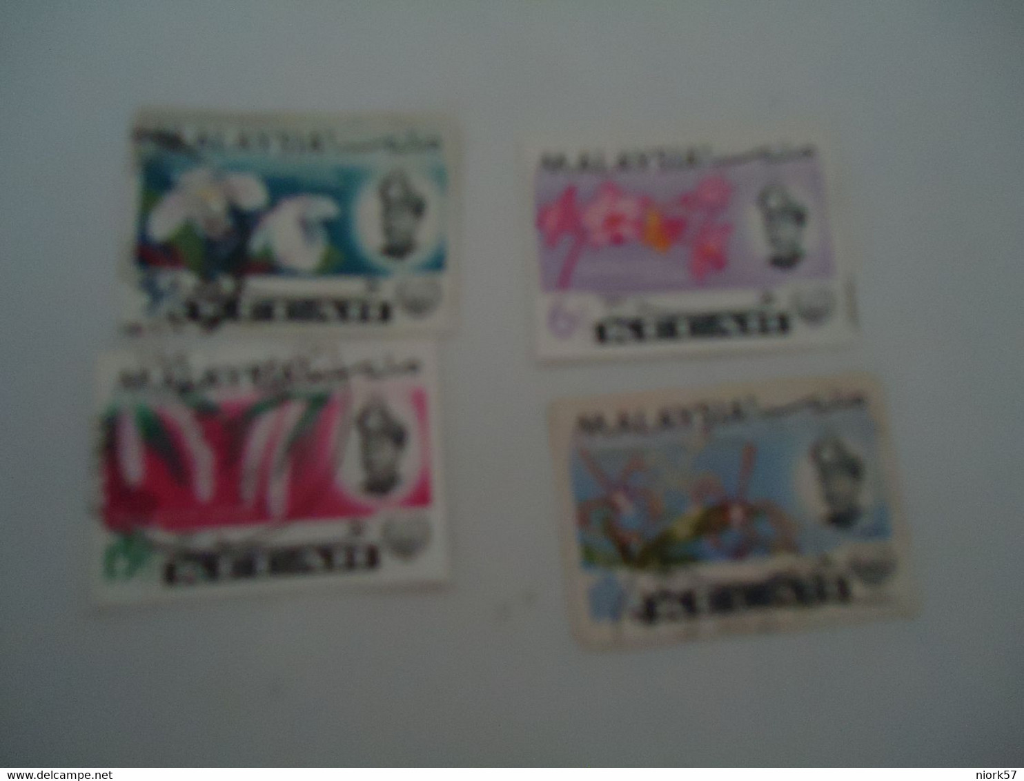 SABAH   MALAYSIA USED STAMPS FLOWERS - Sabah