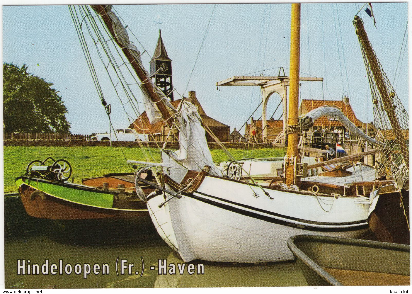 Hindeloopen (Fr.) - Haven - (Friesland, Holland) - HIN 13 - Tjalk/Skutsje - Hindeloopen