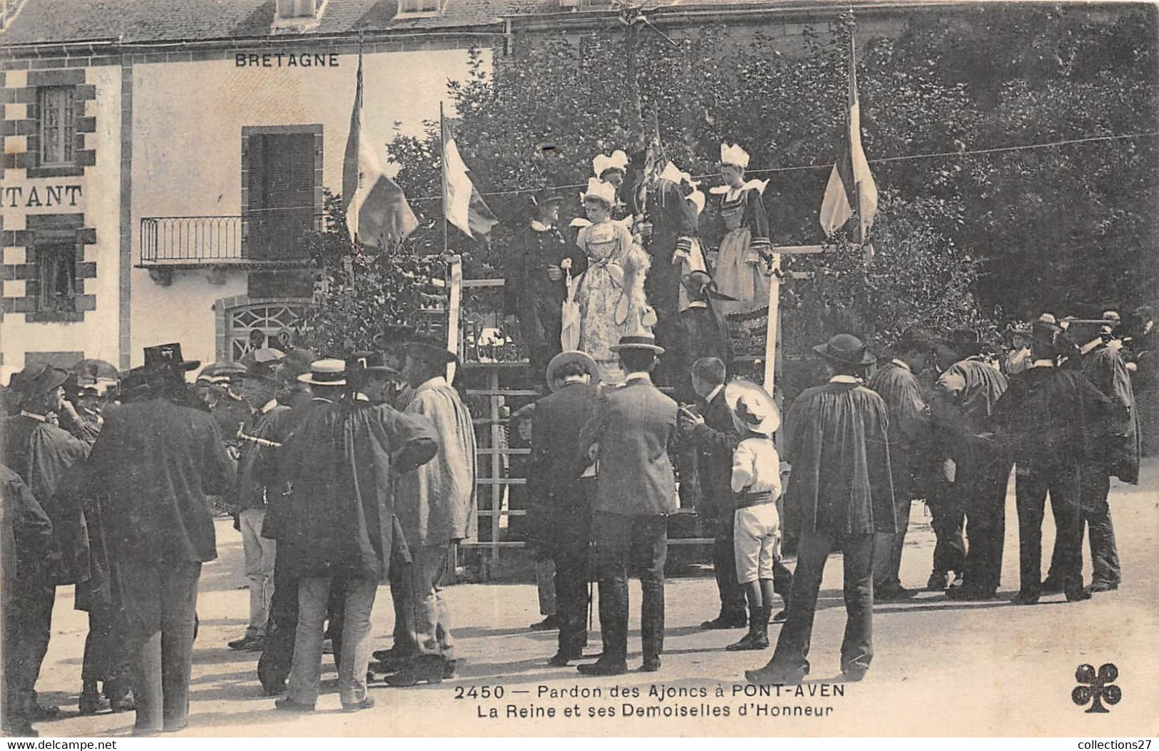 29-PONT-AVEN- PARDON, LA REINE ET SES DEMOISELLES D'HONNEUR - Pont Aven