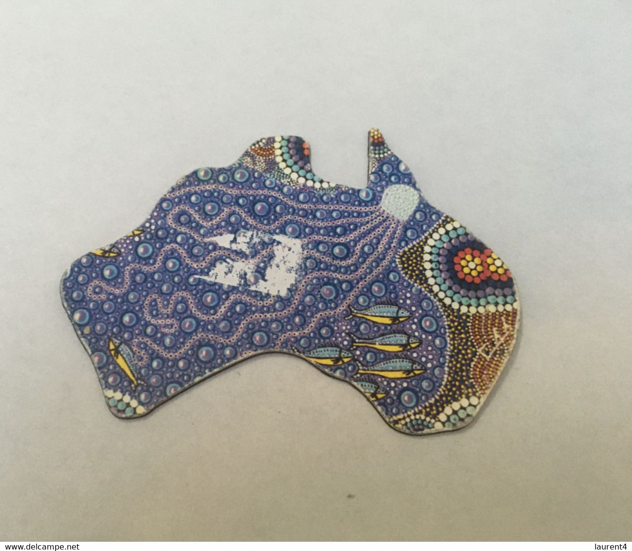 (ZZ 33)  Australia  - Magnet - Map Of Australia  (11 G - 10 X 7 Cm) - Sonstige & Ohne Zuordnung