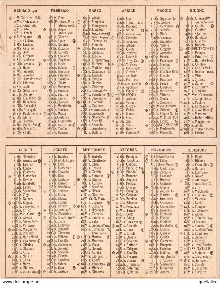 03006 "LITOGRAFIA F.LLI DOYEN - TORINO - SPECIALITA' ETICHETTE....." ANIMATO, CALENDARIETTO 1871 - CROMOLITO - Tamaño Pequeño : ...-1900