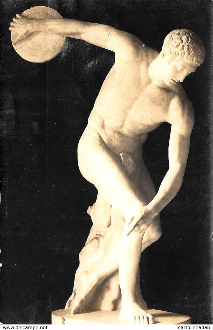 [DC13084] CPA - DISCOBOLO SLULTURA MARMOREA - Non Viaggiata - Old Postcard - Sculptures