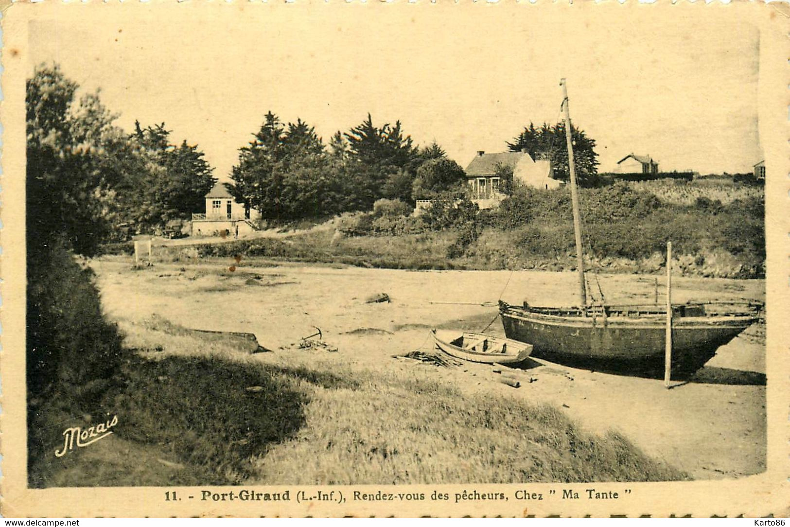 Port Giraud * La Plaine Sur Mer * Le Rendez Vous Des Pêcheurs , Chez " Ma Tante " - La-Plaine-sur-Mer