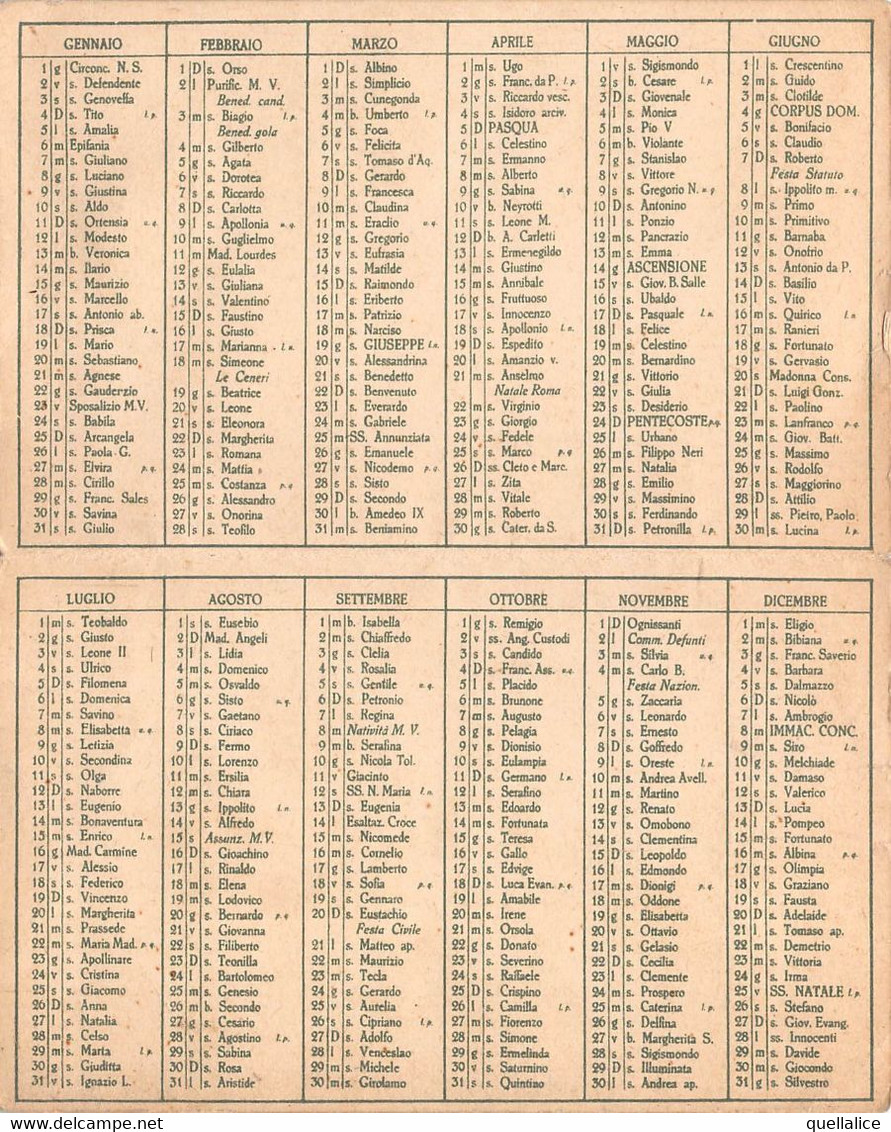 03010 "IL VENERABILE DON GIOVANNI BOSCO - 1815/1888 - TORINO" ANIMATO,  CALENDARIETTO 1917 - CROMOLITO - Small : 1901-20