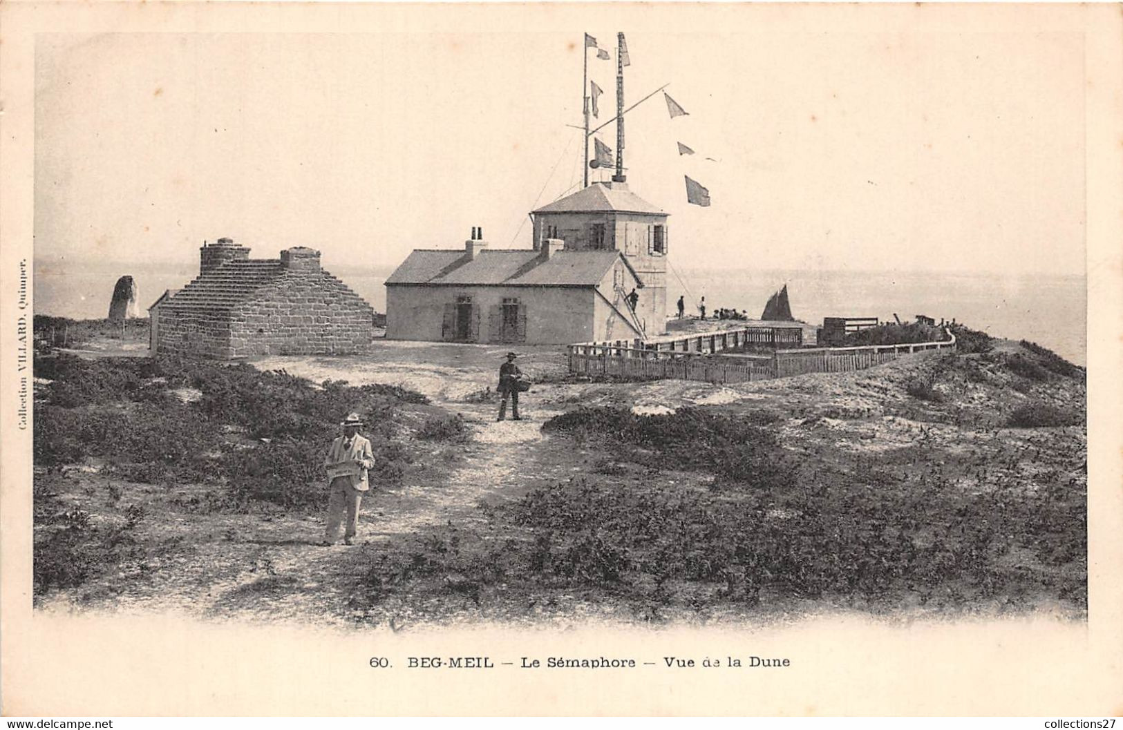 29-BEG-MEIL- LE SEMAPHORE, VUE DE LA DUNE - Beg Meil