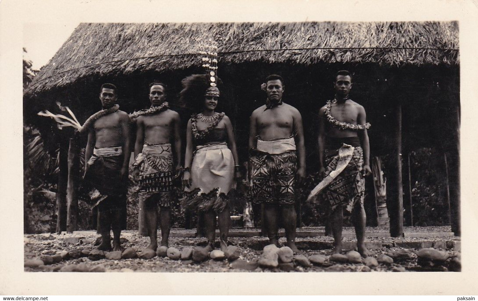 Photocard Native Ethnic Indonesia Borneo Timor Java Sumatra Indonésie Carte Photo Ethnique Asian Tribal - Indonesië