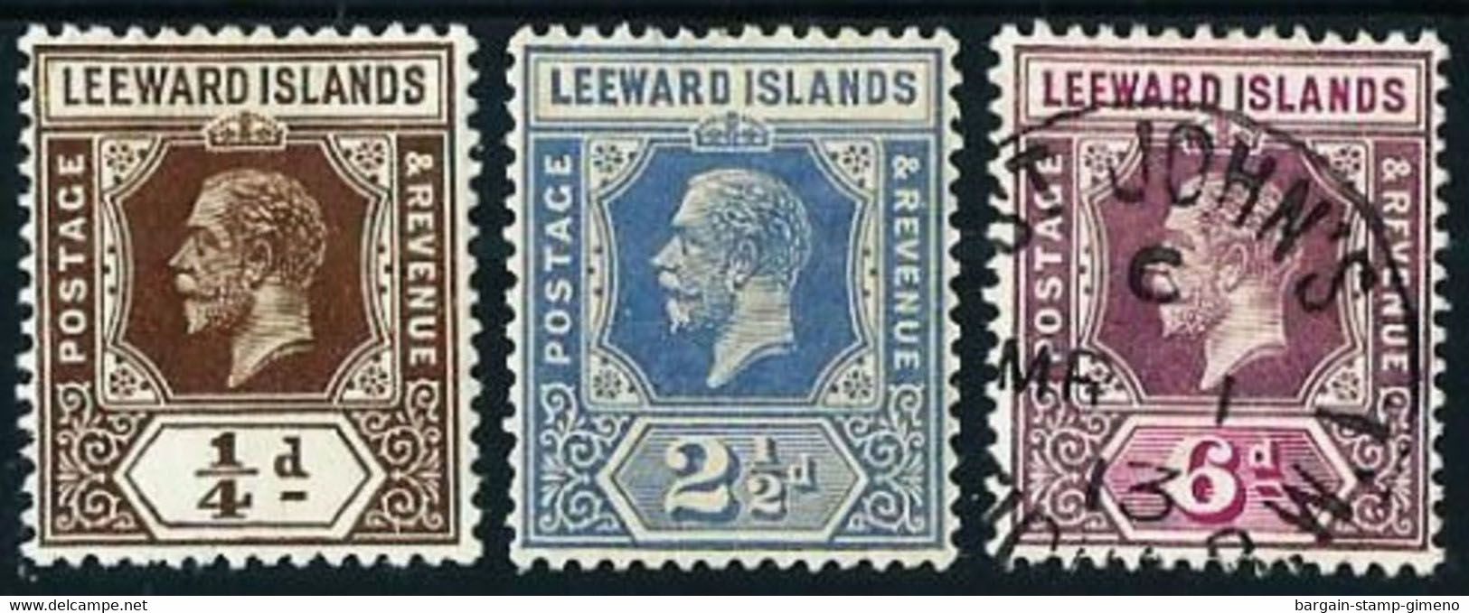 Leeward (Británica) Nº 61-68-73 Cat.28€ - Leeward  Islands