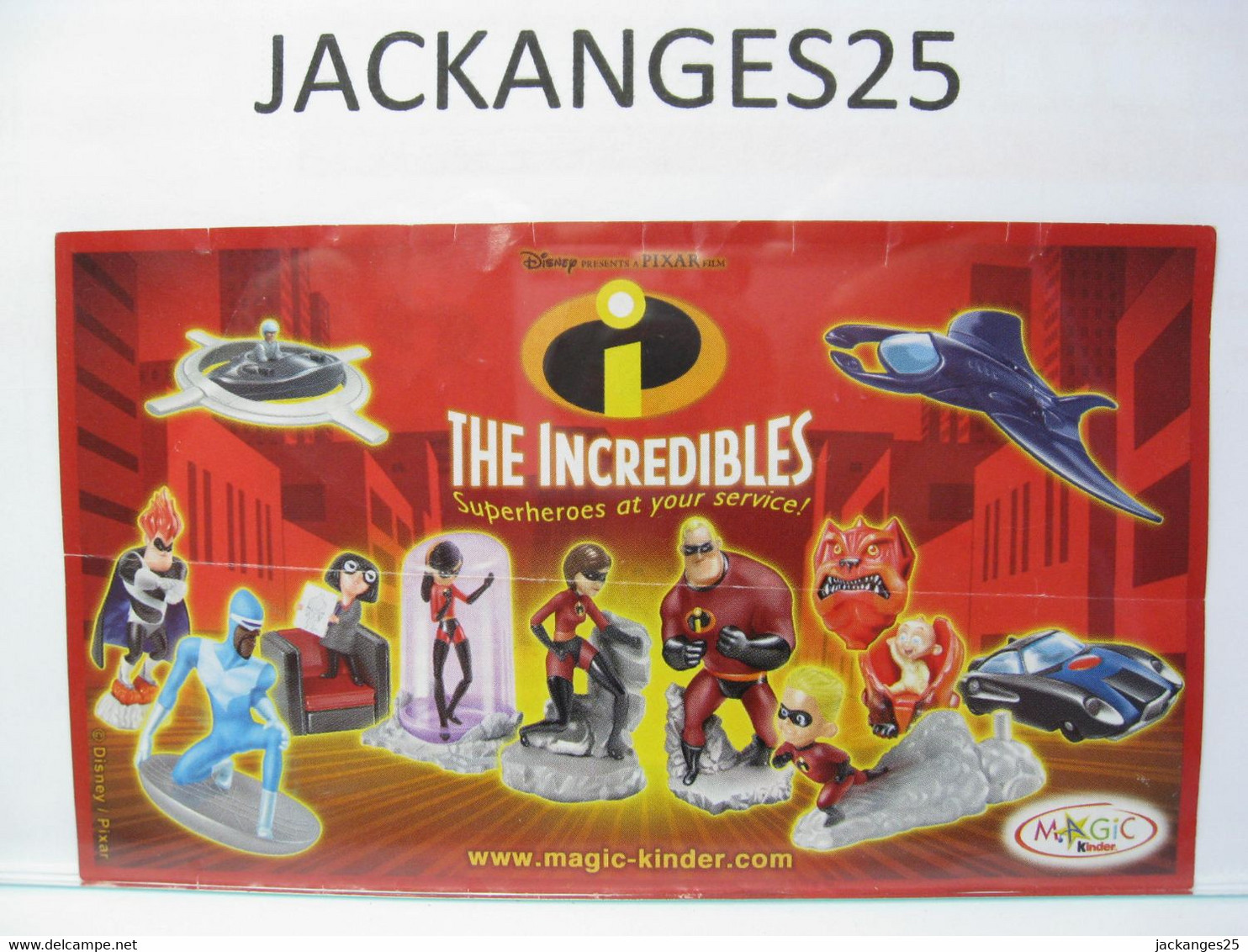 KINDER B NL MPG C 310 INCREDIBLES INDESTRUCTIBLES 2005 + BPZ B NL + MAGIC CODE - Families