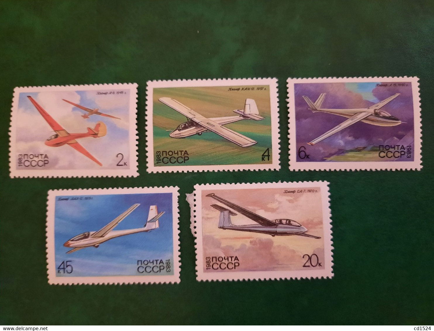 URSS - 1983 - Série Timbres Neuf ** Aviation - Unused Stamps