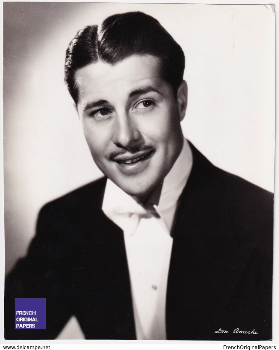 Photo De Presse Acteur Don Ameche 1950s 18x24cm Foto Film Actor Cinema Fotografie Schauspieler Movie Star C4-42 - Famous People