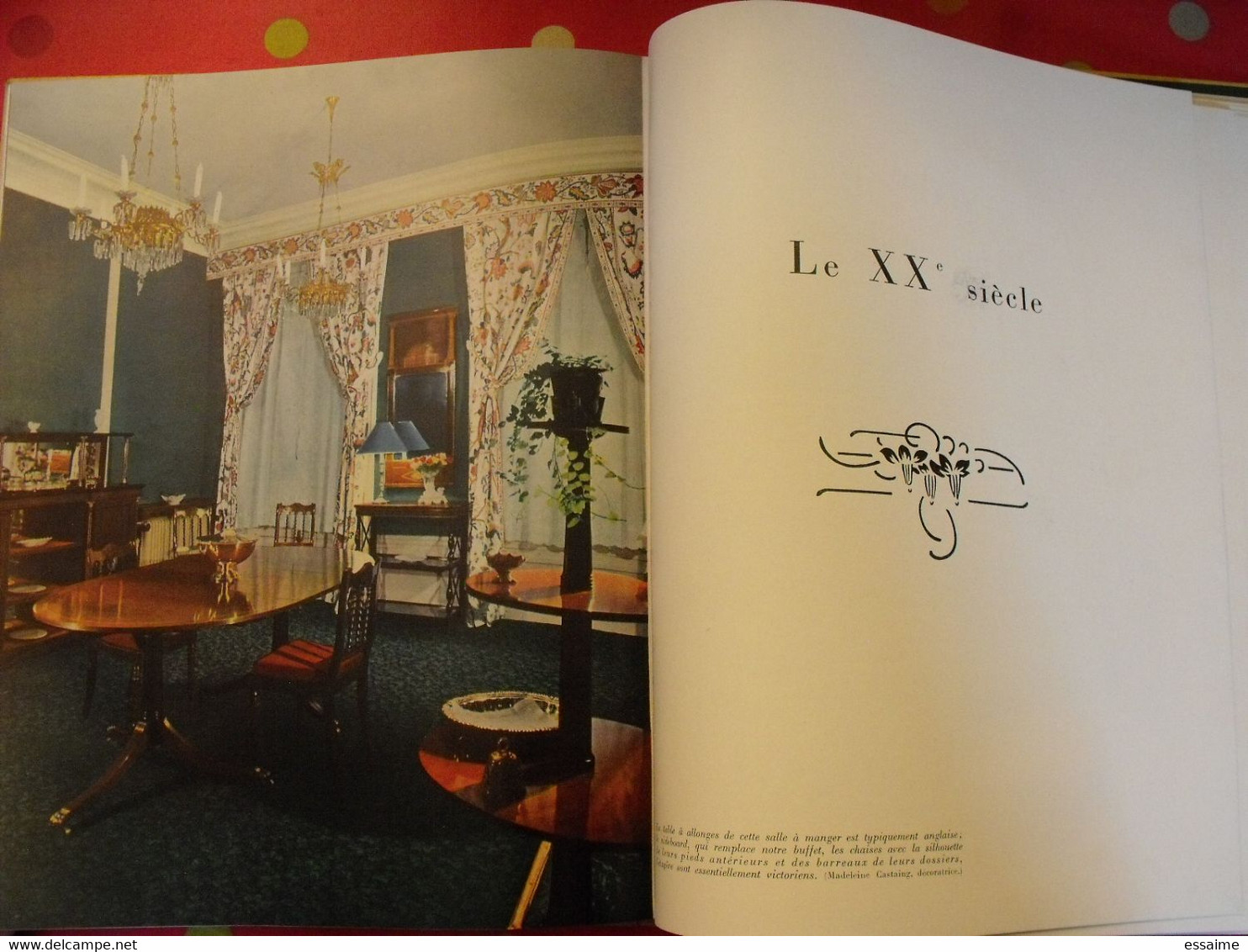 styles de France "meubles et ensembles". plaisir de france vers 1950-60. très illustré. beau livre avec emboitage