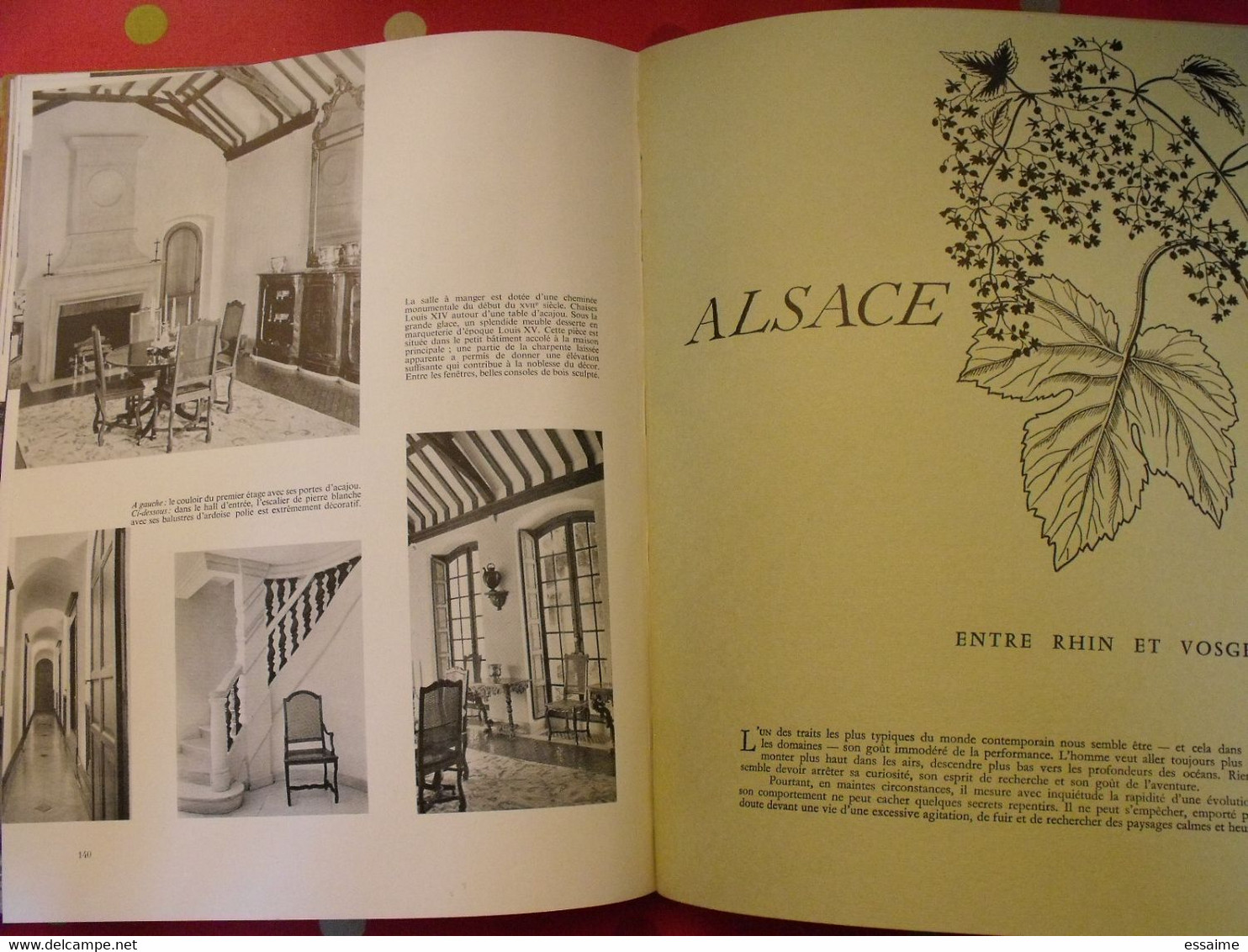 maisons de France "styles régionaux". plaisir de france vers 1950-60. très illustré. beau livre avec emboitage