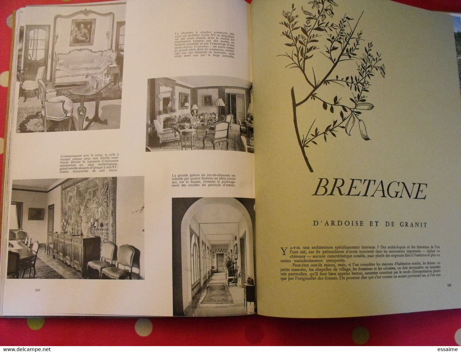 maisons de France "styles régionaux". plaisir de france vers 1950-60. très illustré. beau livre avec emboitage