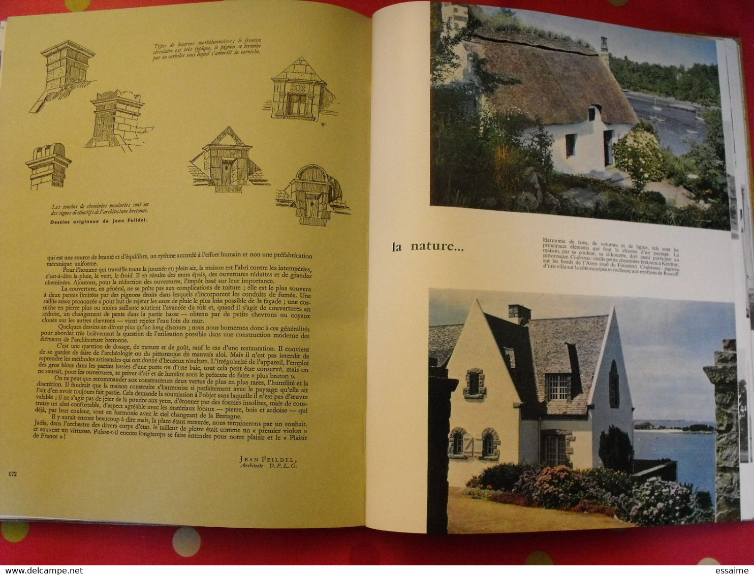 maisons de France "styles régionaux". plaisir de france vers 1950-60. très illustré. beau livre avec emboitage