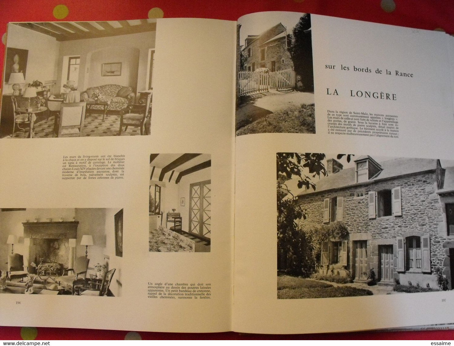 maisons de France "styles régionaux". plaisir de france vers 1950-60. très illustré. beau livre avec emboitage