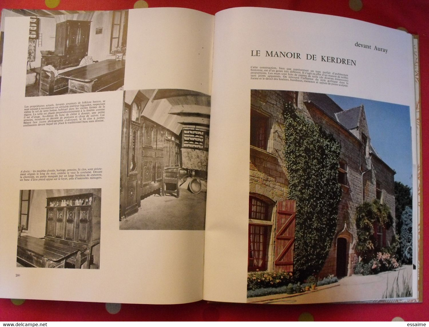 maisons de France "styles régionaux". plaisir de france vers 1950-60. très illustré. beau livre avec emboitage
