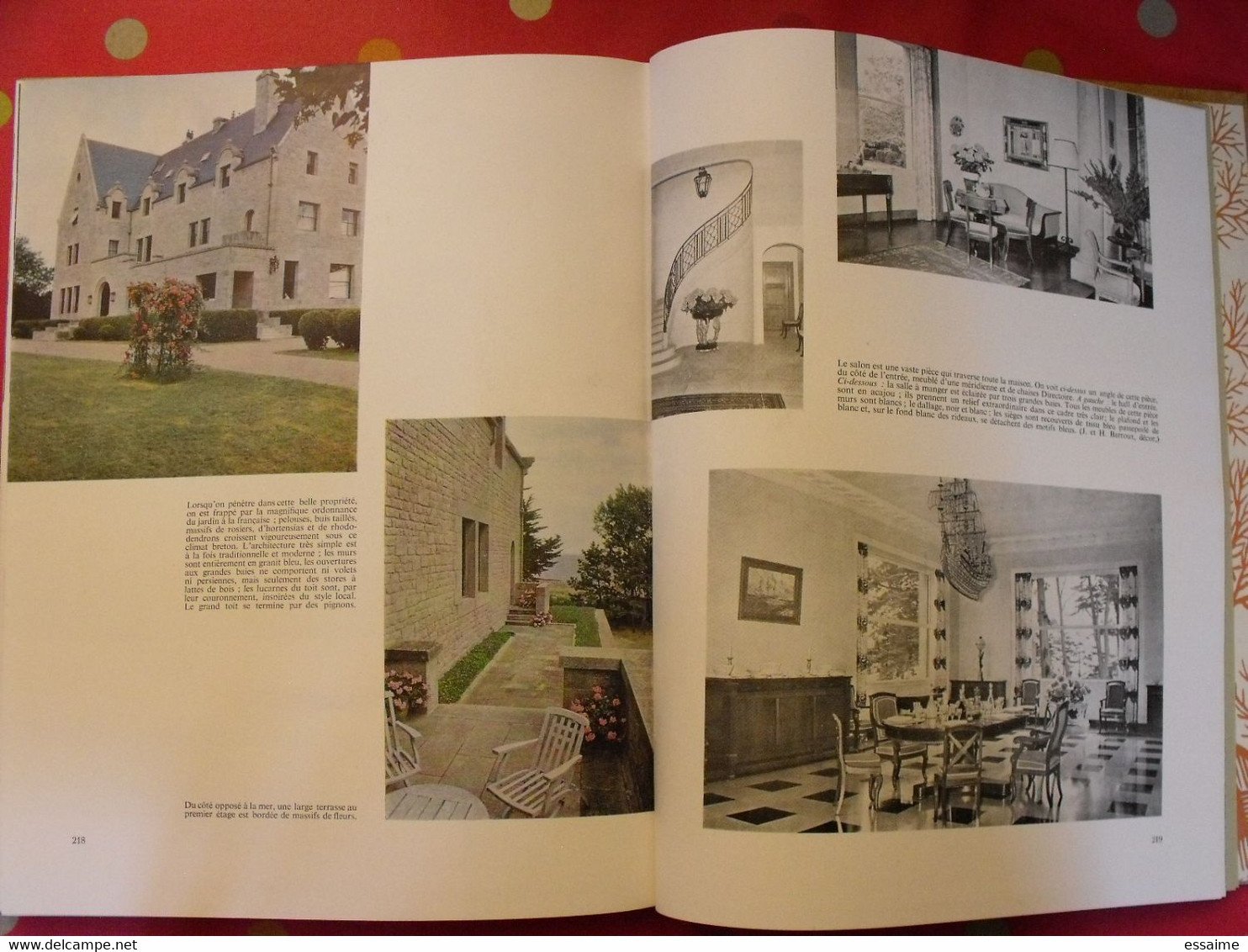 maisons de France "styles régionaux". plaisir de france vers 1950-60. très illustré. beau livre avec emboitage