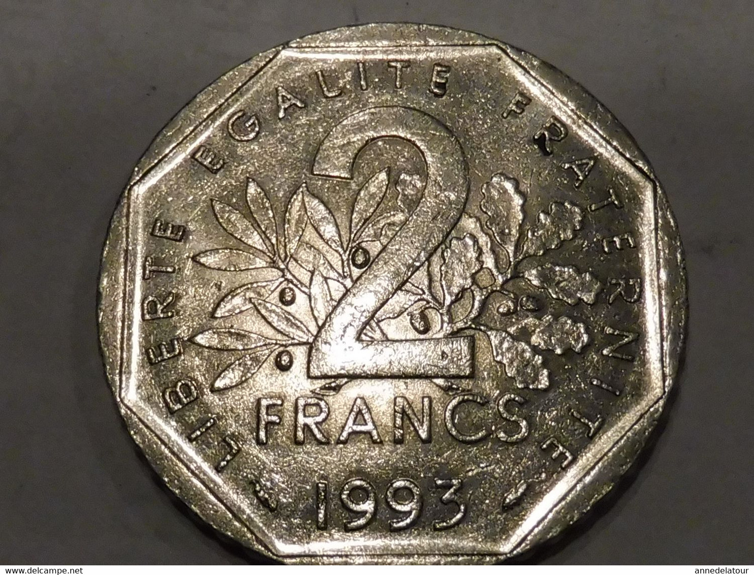 2 FRANCS 1993 JEAN MOULIN  (métal Nickel ) - Commémoratives