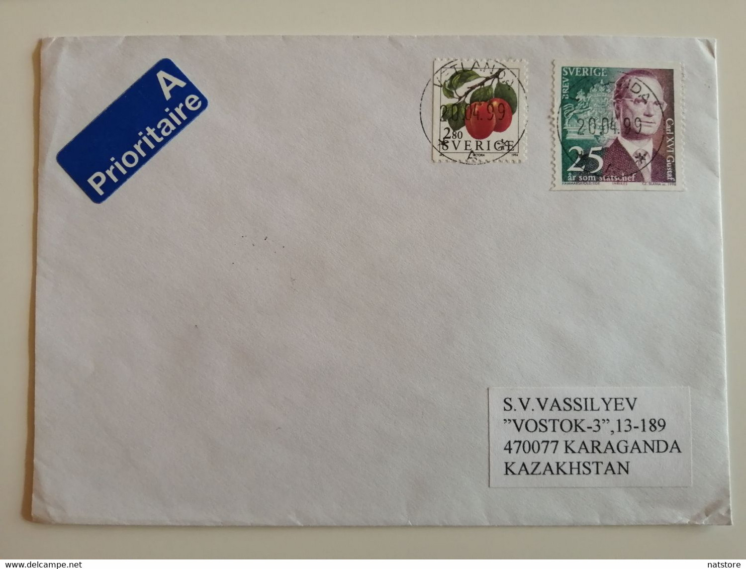1998..SWEDEN...ENVELOPE WITH STAMPS..  PAST MAIL .. - Lettres & Documents