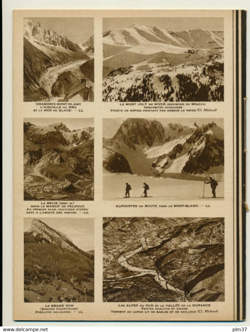 Couverture De Cahier D'Ecolier - Les Alpes, Massif De Belladonne - Librairie-Papeterie, Tours - Protège-cahiers